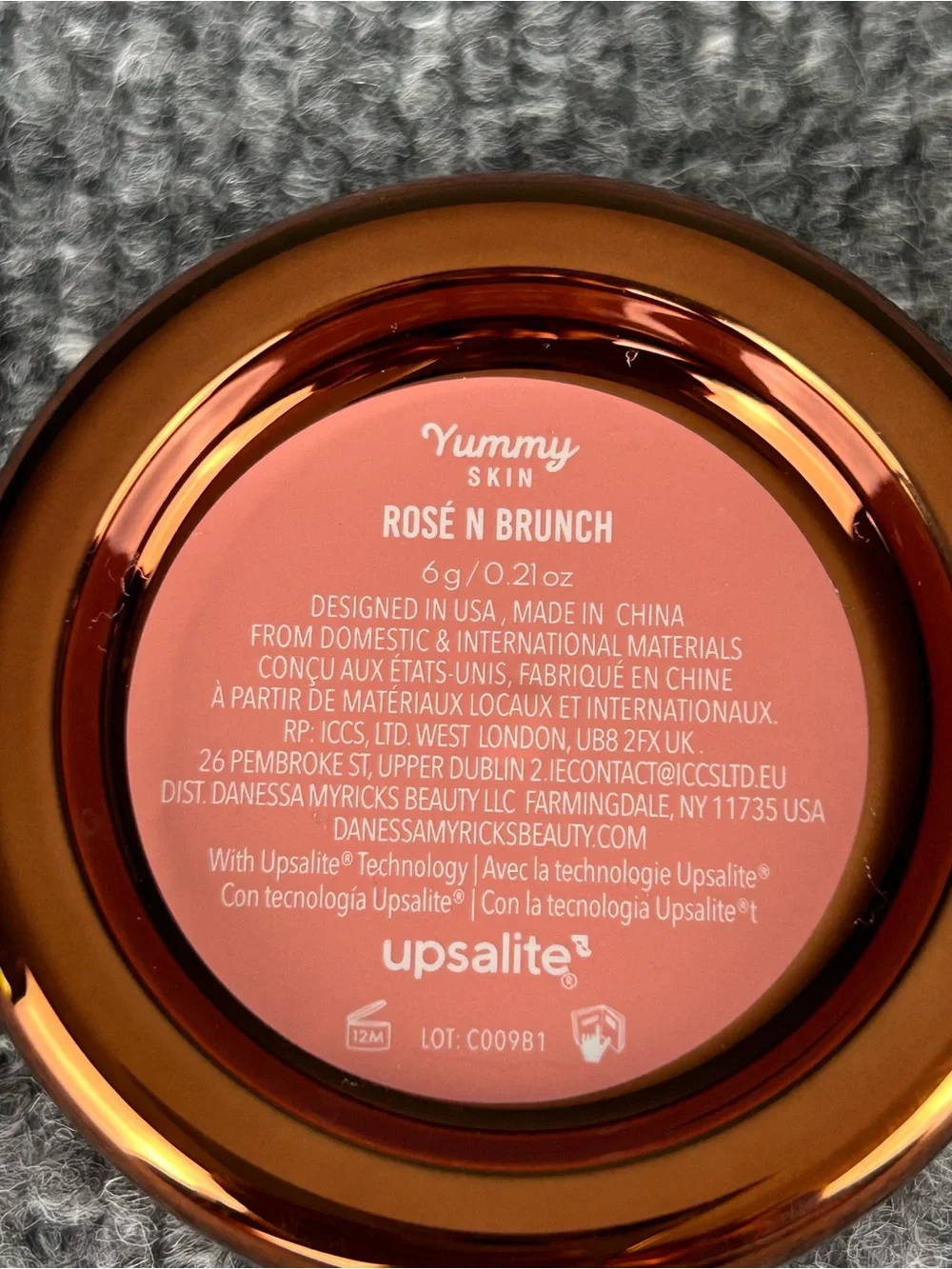 Danessa Myricks Yummy Skin Balm ROSE N BRUNCH ~ FULL SIZE Cheeks Lips